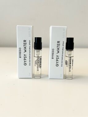 🌸BYREDO Gypsy Water EDP Vial Spray Sample 2 mL x 2